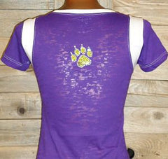 #1017T Tigers Rhinestone Tee