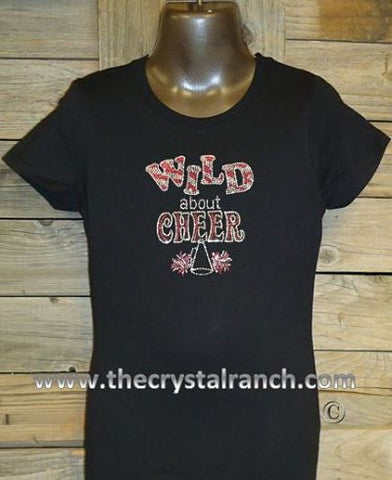 GTS289 Wild about Cheer Rhinestone Tee