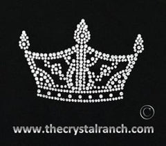DY002 Crown Rhinestone Decal