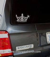 DY002 Crown Rhinestone Decal