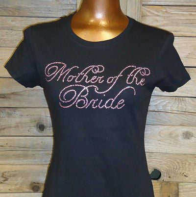 TF017 Mother of the Bride Rhinestone Tee