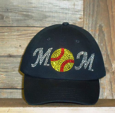 #9035C Softball Mom cap