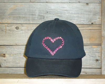 #9041C Swarovski Heart cap