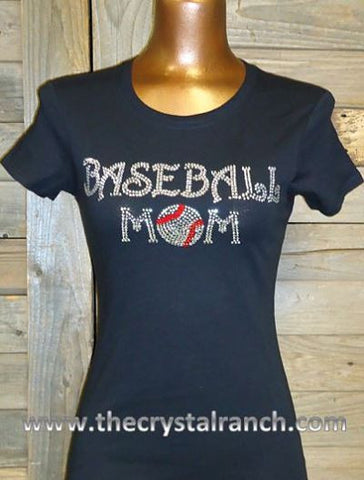 TP035 Sports Mom Rhinestone Tee