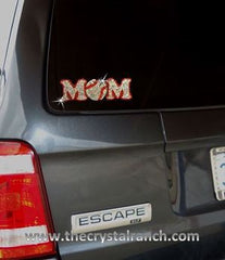 DS004 Baseball Mom Rhinestone Decal