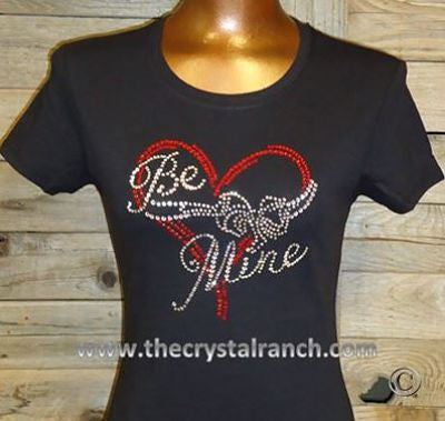 TH132 Be Mine Rhinestone Tee