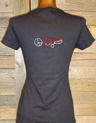 TH096 Bling in the Holidays! Rhinestone Tee