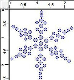 CRH050 Snowflake Rhinestone Transfer