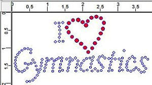 CRK066cs I Love Gymnastics - Petite (6) Rhinestone Transfers