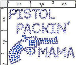 CRK074cs Pistol Packing Mama - Petite (6) Rhinestone Transfers