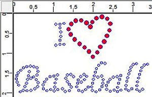 CRK083cs I Love Baseball - Petite (6) Rhinestone Transfers