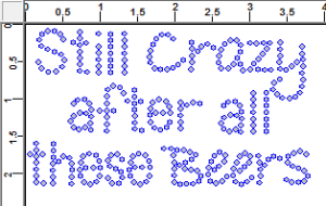 CRK146 Still Crazy after all these Beers - Petite (6) Rhinestone Transfers