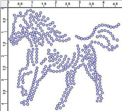 CRR038 Horse Rhinestone Transfer