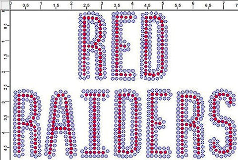 CRT054 Red Raiders Transfer-Any Team Color