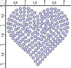 CRY184k Heart Filled 3in Transfer-Any Color