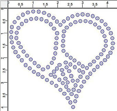 CRY226 Peace Heart Transfer-Any Color