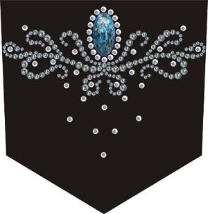 CRYYH1747 Scroll Rhinestone Transfer