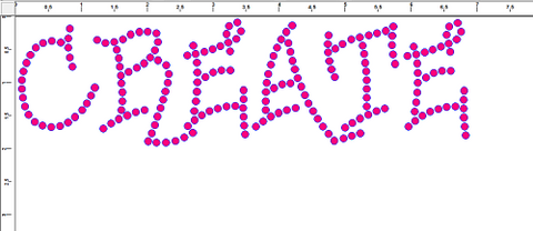Urban 1.50" Font Colored Rhinestones Create Your Own