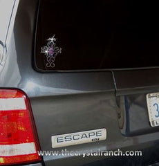 DYH1607 Cross Rhinestone Decal