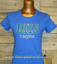 Block 3.25" Font Clear Rhinestones Create Your Own