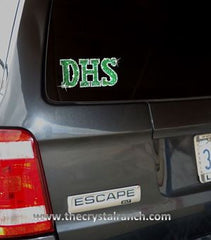 D030 Your School 3 Initials Rhinestone Decal