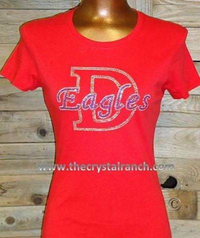 TP018 Varsity Letter Custom Tee