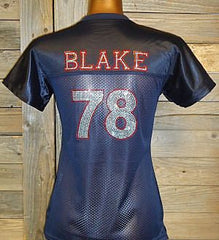 TP009 Customizable Rhinestone Jersey
