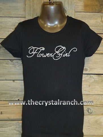 GTF022 Flower Girl Rhinestone Tee