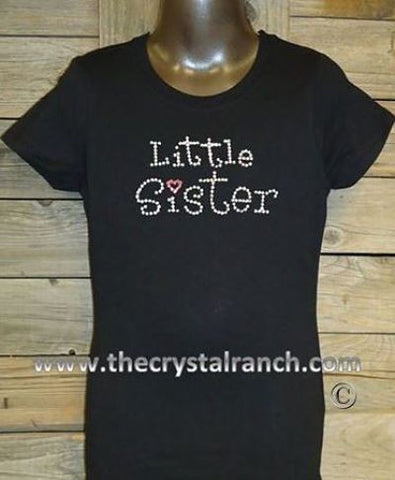 GTF034 Little Sister Rhinestone Tee