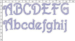 Harrington 1.75" Font Clear Rhinestones Create Your Own