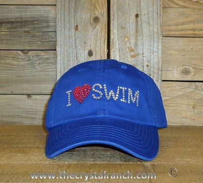 CS266 I Love ANY Sport Rhinestone Cap