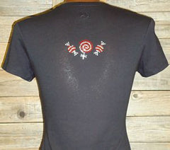 TH085 Just Be Claus! Rhinestone Tee