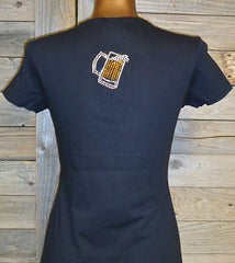 TB061 Keep Calm and Have a Brewski Rhinestone Tee