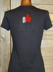 TH147 Like Rhinestone Tee