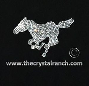 DT011 Mustang Rhinestone Decal