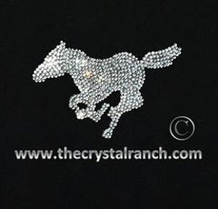 DT011 Mustang Rhinestone Decal