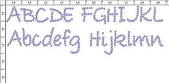 Stylin .75" Font Clear Rhinestones Create Your Own