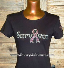 TG092 Survivor Rhinestone Tee