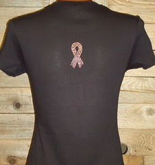 TG096 Wild about a Cure Rhinestone Tee