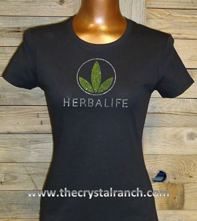 Gallery - TQ017 Herbalife Rhinestone Tee