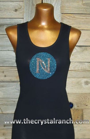 Gallery - TQ075 Nerium Rhinestone Tee