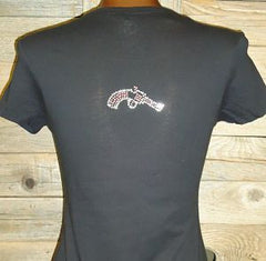 TR057 Cowgirl Rhinestone Tee