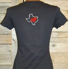 TR098 Love Texas Rhinestone Tee