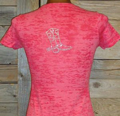 TR110 100% Country Girl Rhinestone Tee
