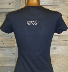 TR114 He Ropes I Wine Rhinestone Tee