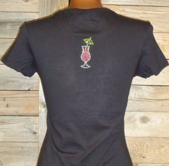 TB062 Who Let the Girls Out Rhinestone Tee
