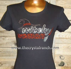 TH102 Witchy Woman Rhinestone Tee
