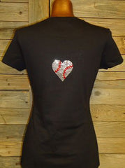 TS218 There's no place like Home Rhinestone Tee