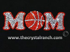 D007 Basketball Mom Rhinestone Decal