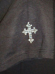 TJ040 Blessed Rhinestone Tee